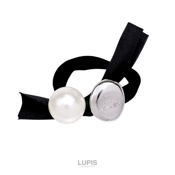 パール×メタルプレートヘアゴム - ヘアアクセサリーを激安で通販販売