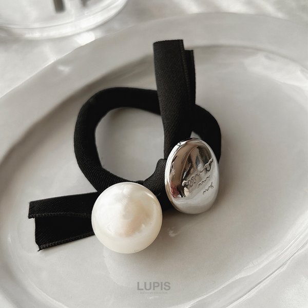 パール×メタルプレートヘアゴム - ヘアアクセサリーを激安で通販販売