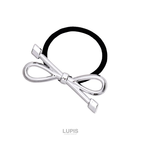 シンプルメタルリボンヘアゴム - ヘアアクセサリーを激安で通販販売