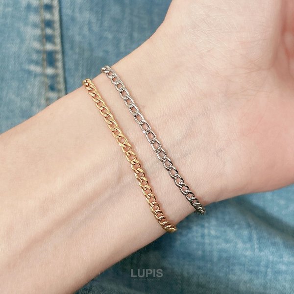 ベーシックチェーンブレスレット - ブレスレットを激安で通販販売