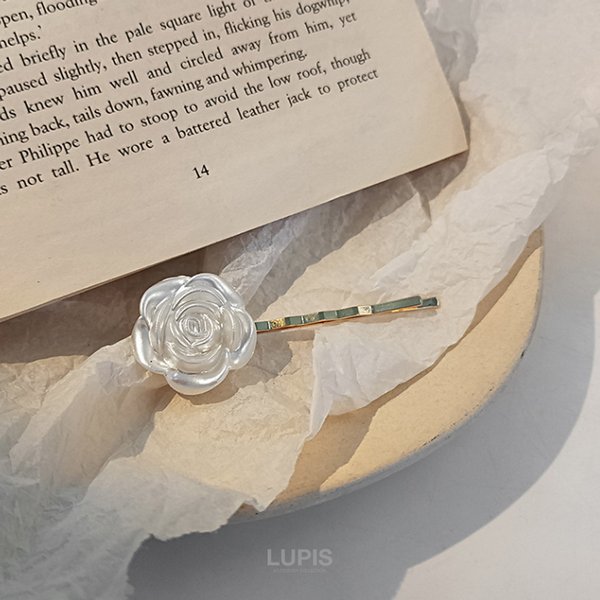 エレガントフラワーヘアピン - ヘアアクセサリーを激安で通販販売