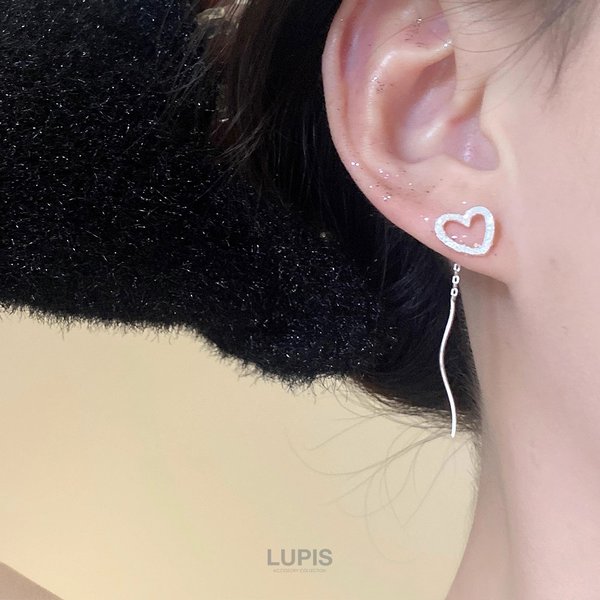 ハート×カーブラインアメリカンピアス - ピアスを激安で通販販売