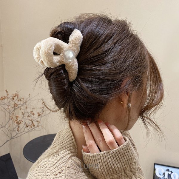一粒パールミニファーバンスクリップ - ヘアアクセサリーを激安
