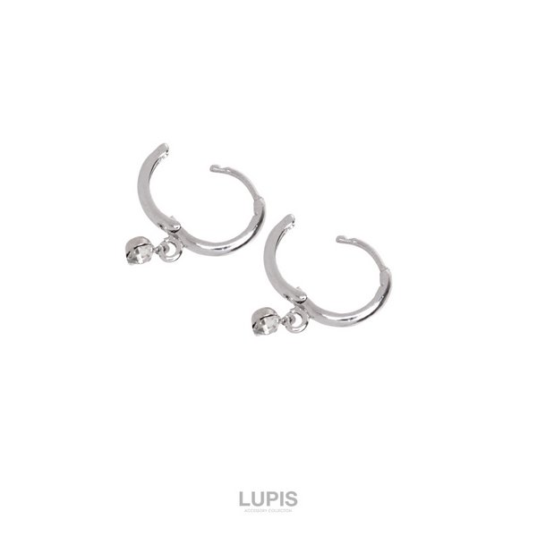 ソリティアストーンフープピアス激安通販 - ピアスを激安で通販販売