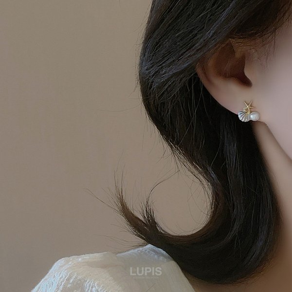 シェル×スターフィッシュピアス激安通販 - ピアスを激安で通販販売