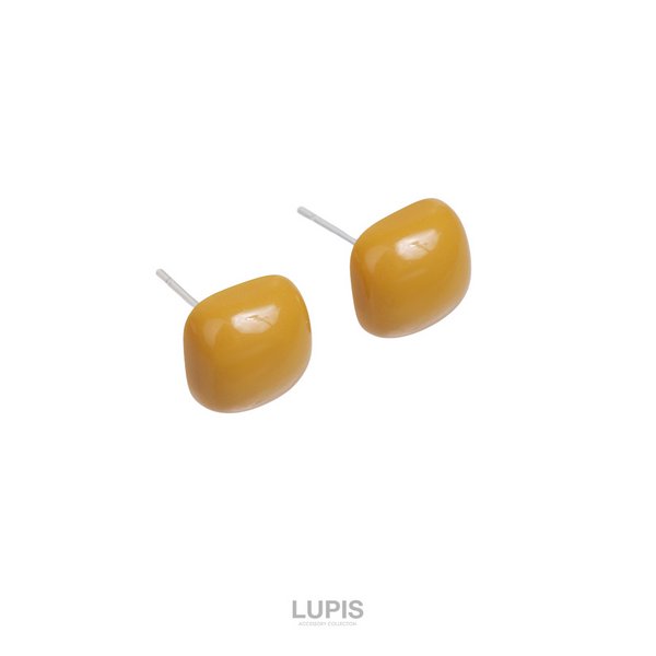 ラウンドスクエアピアス -激安ピアスの通販販売-ルピス(LUPIS)