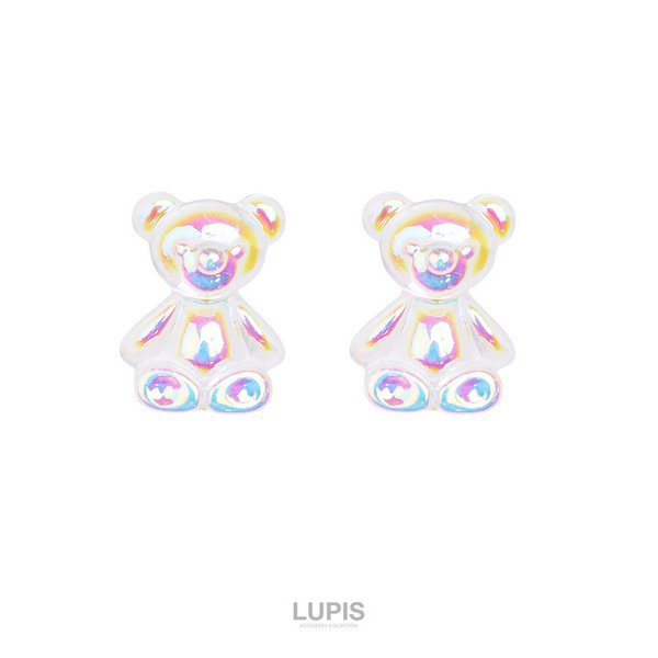 オーロラくまピアス激安通販 - ピアスを激安で通販販売 | プチプラ