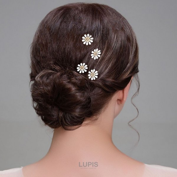 シンプルフラワーコーム - ヘアアクセサリーを激安で通販販売