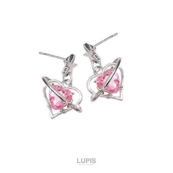 専用★LUCE&ME★18k ptit heart ロングピアス 専用☆LUCE&ME☆18k ptit heart ロングピアス