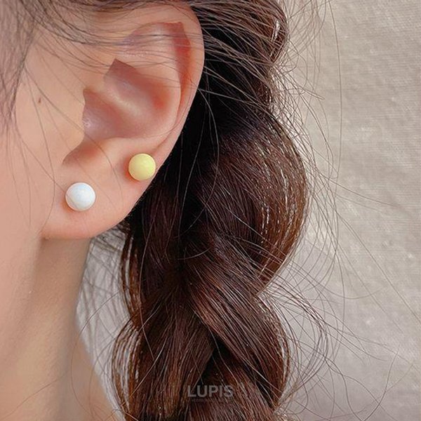 パステルカラーボールピアスセット -激安ピアスの通販販売-ルピス(LUPIS)