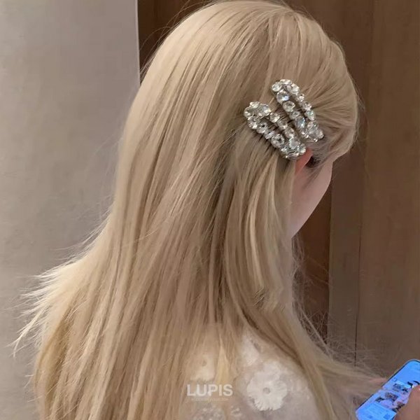 クリスタルビジューヘアクリップ-激安ヘアアクセサリーの通販販売