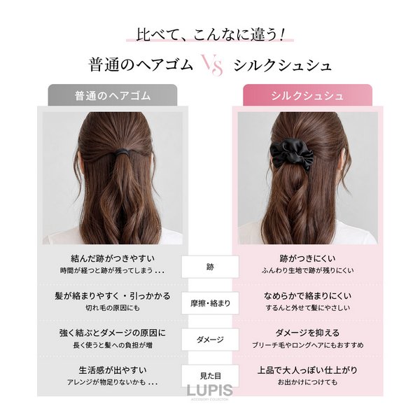 シルクシュシュ激安通販 - ヘアアクセサリーを激安で通販販売