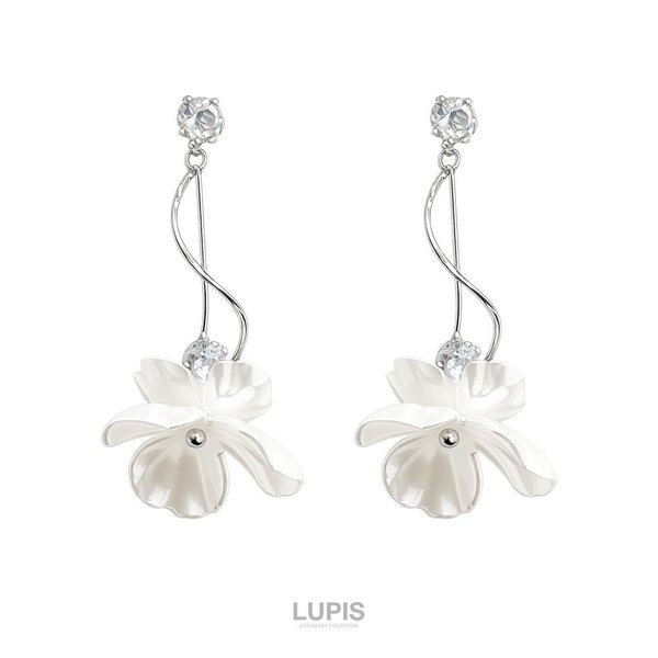 ツイストラインBIGフラワーピアス -激安ピアスの通販販売-ルピス(LUPIS)