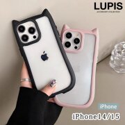 スムースマット猫耳iPhoneケース【iPhone14・iPhone15】