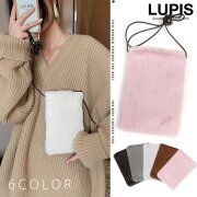 コンパクトファーショルダーバッグ