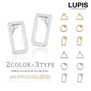 ジオメトリックデザインピアス