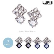 ラディアンススクエアジュエルピアス