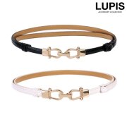 エナメル調ビットベルト