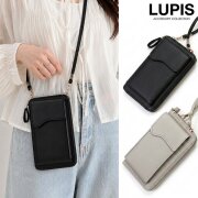 スマホポケット付きお財布ショルダー