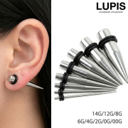 【14G～00G】ステンレスエキスパンダーボディピアス・拡張器