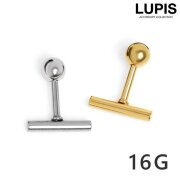 【16G】シンプルバーストレートバーベルボディピアス