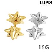 【16G】スパイクボールストレートバーベルボディピアス