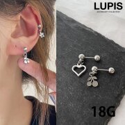 【18G】メタルチャームストレートバーベルボディピアス