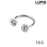 【16G】パヴェボールサーキュラーバーベルボディピアス