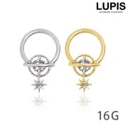 【16G】ギャラクシーリングボディピアス