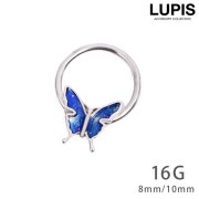 【16G】バタフライセグメントリングボディピアス