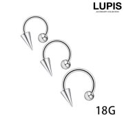 【18G】コーン×ボールサーキュラーバーベルボディピアス