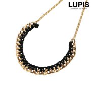 ゴールドチェーンロープネックレス