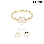 カラーフラワーモチーフリング