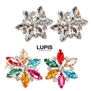 フラワービジューピアス