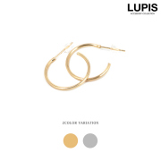 シンプルハーフフープピアス