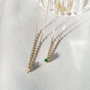 LACORDEファインキュービックジルコニアネックレス【送料無料】