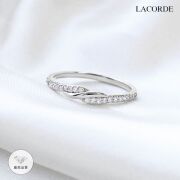 LACORDEトリニティラインキュービックジルコニアリング【送料無料】