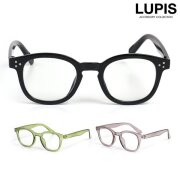 ボールドフレームウエリントン型伊達メガネ