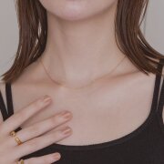 【金属アレルギー対応 316L】スキンチェーンステンレスネックレス