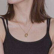 【金属アレルギー対応 316L】チェーントップステンレスネックレス