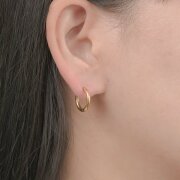 【金属アレルギー対応 316L】シンプルステンレスフープピアス