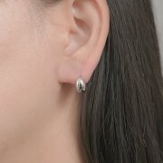 【金属アレルギー対応 316L】ドロップステンレスピアス