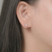 キュービックジルコニアステンレスピアス
