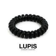 ブラックスプリングヘアゴム