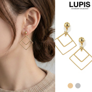 ダブルスクエアフレームイヤリング