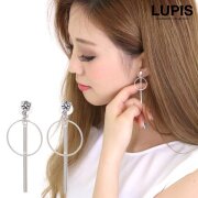 フープ×バーイヤリング