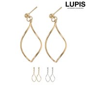 メタルツイストフレームピアス