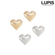 ワンポイントメタルハートピアス