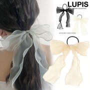 オーガンジーリボンヘアゴム