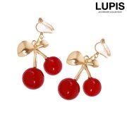 BIGチェリークリップイヤリング